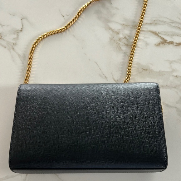 **SOLD**SAINT LAURENT KATE MEDIUM IN GRAIN DE POUDRE EMBOSSED LEATHER - Picture 6 of 6